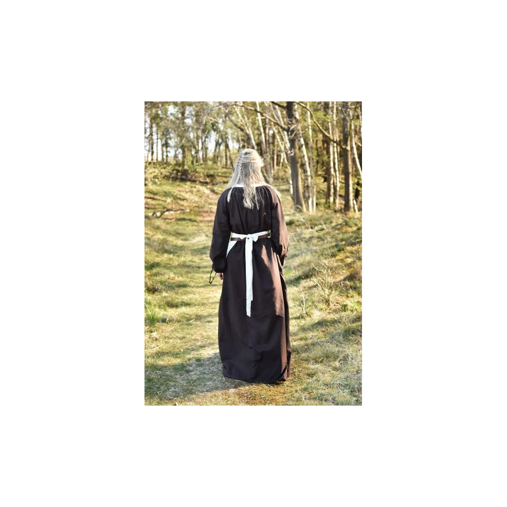 Vestido Medieval Ana, castanho  - 5