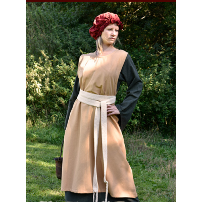 Vestido Medieval Milla - castanho claro  - 1