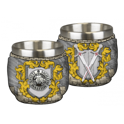 Chupito cup Knight Templar, Castle  - 1