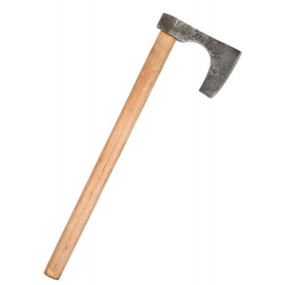 Hacha vikinga, acero forjado a mano, tipo C  - 1