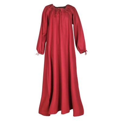 Vestido medieval Ana, rojo  - 1