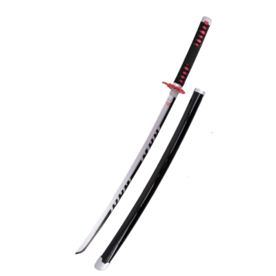 Katana Mingshao empunhada por Kamado Tanjirou réplica não oficial de lâmina de bambu  - 1