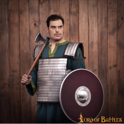 Armadura Viking de escamas lamelares com placas Visby  - 3