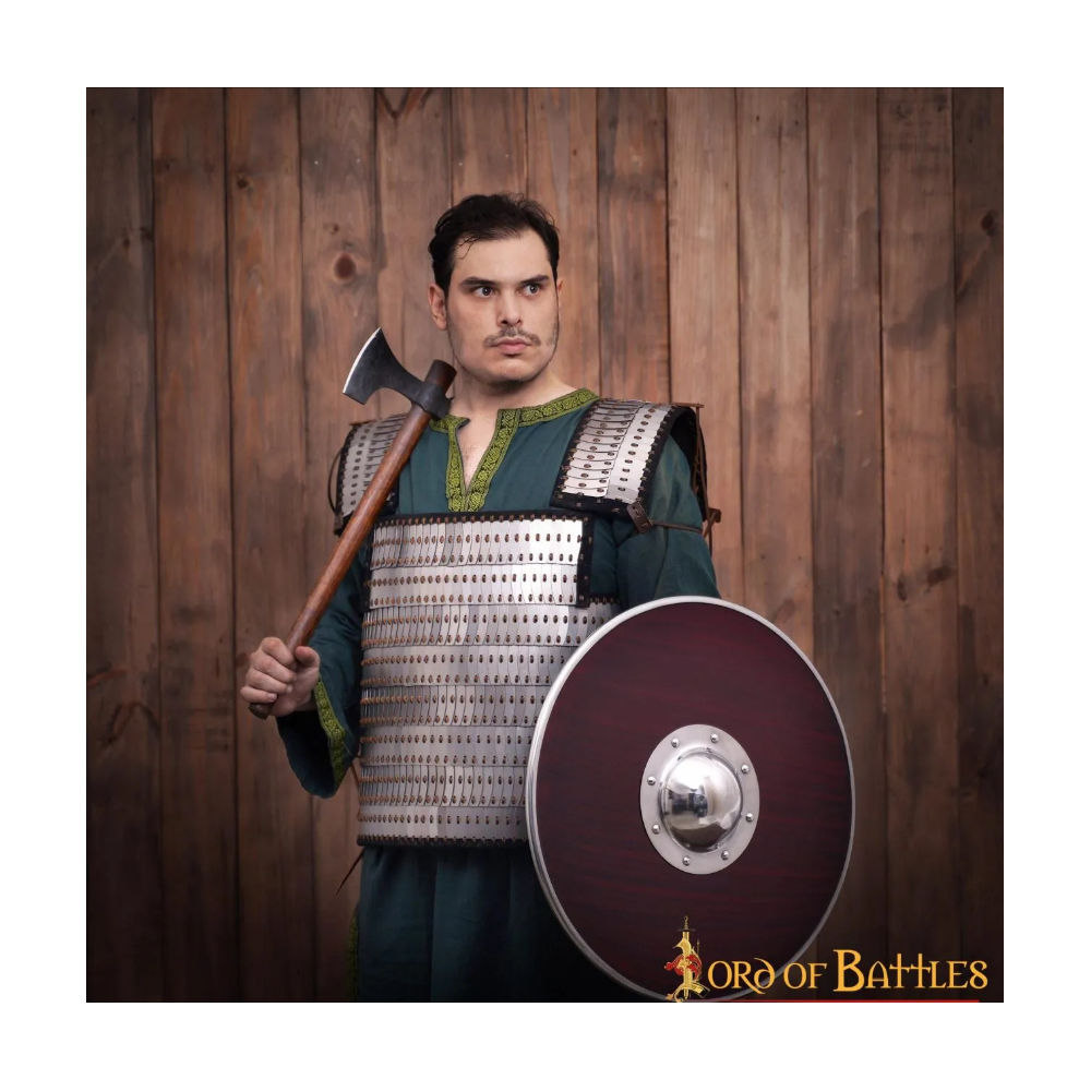 Armure viking d’écailles lamellaires avec plaques Visby  - 3