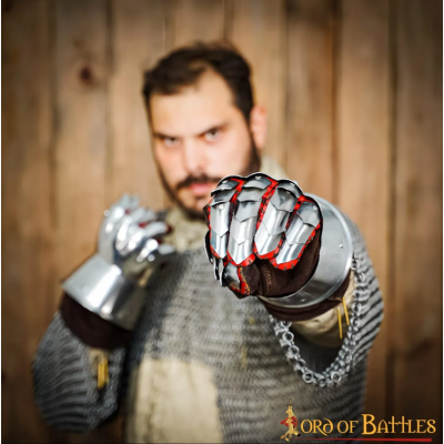 Medieval fantasy hourglass gloves  - 2