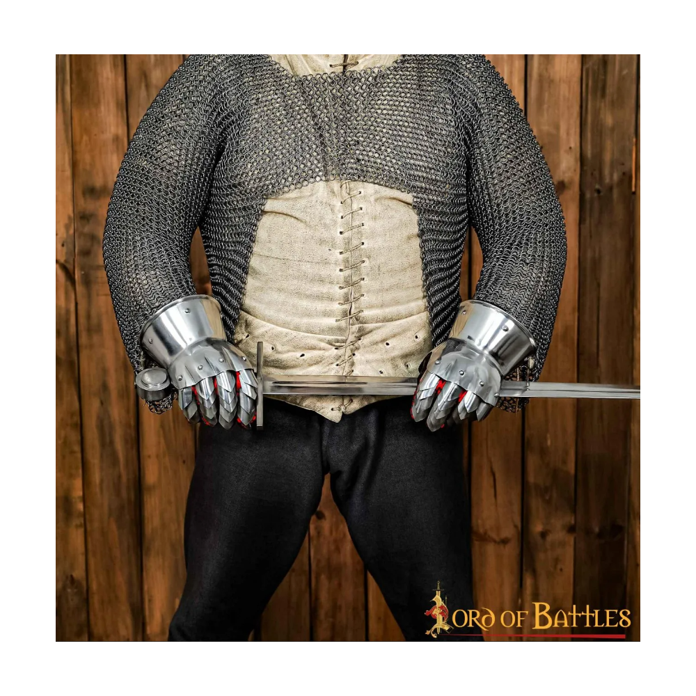 Medieval fantasy hourglass gloves  - 3