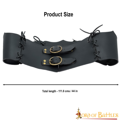 Cinto de guerreiro Viking feito à mão em couro genuíno  - 2