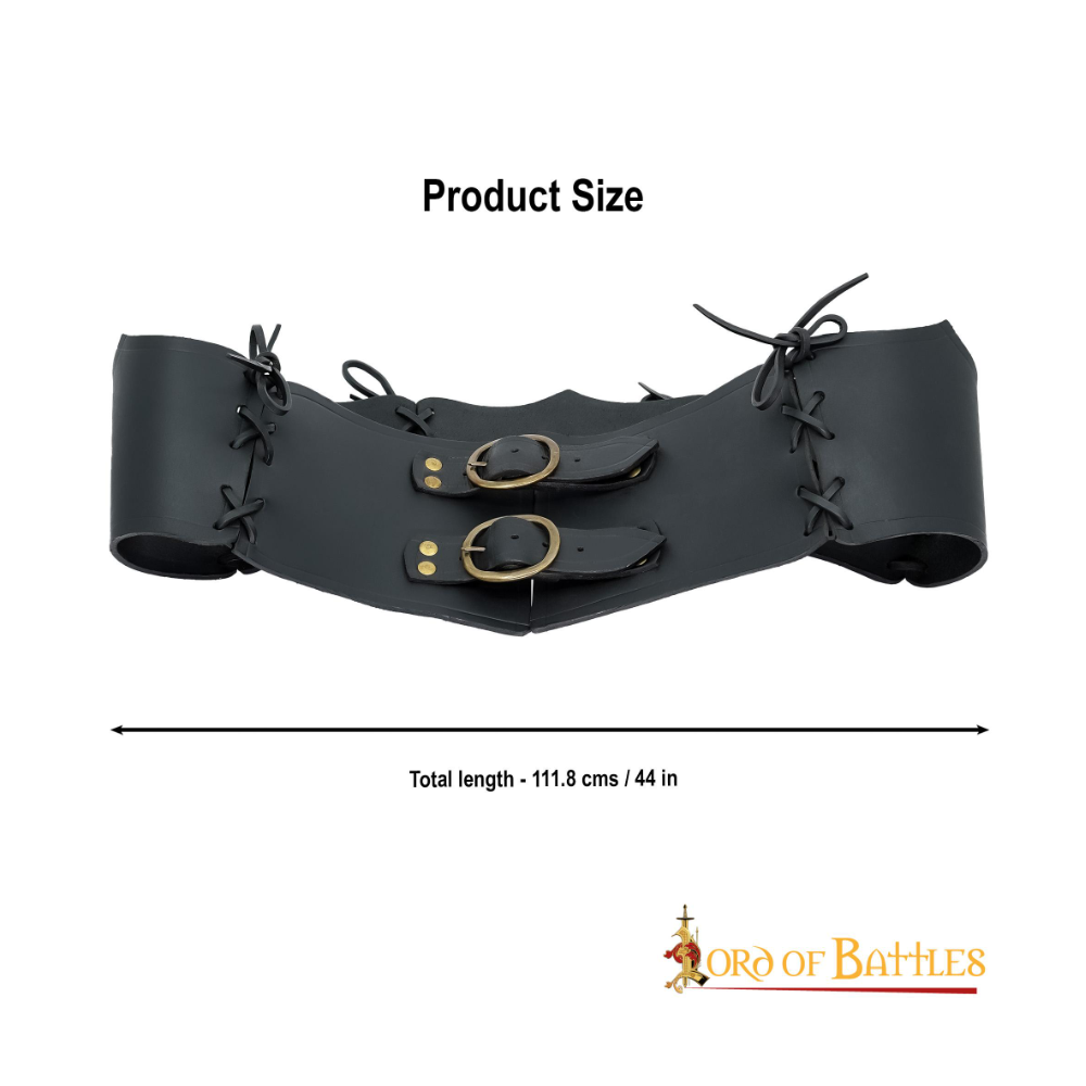 Cintura guerriera vichinga fatta a mano in vera pelle  - 2