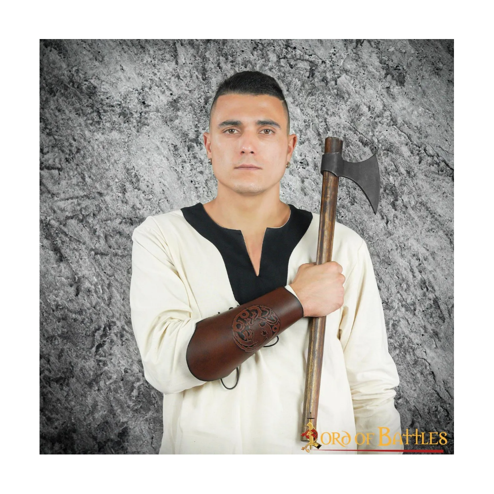 Pinzas de piel genuina Nordic Dragon  - 2