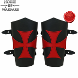 Braçadeiras de couro "O guerreiro cruzado"  - 1