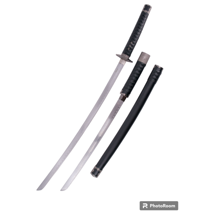 Katana Lâmina de aço de 102,5 cm com wakisashi  - 2