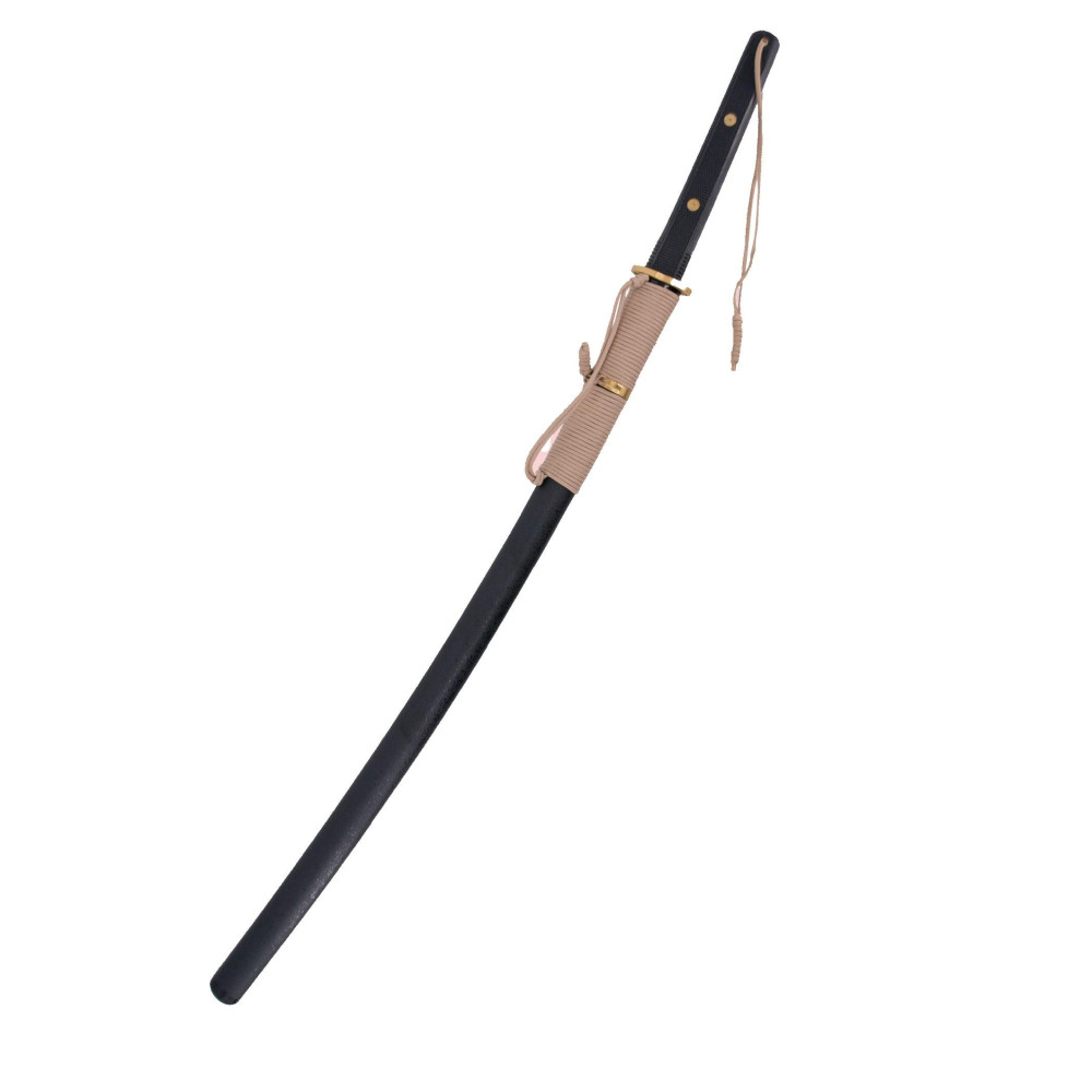 Katana funcional 101 cm Hoja de acero al carbono 1065 con filo  - 1