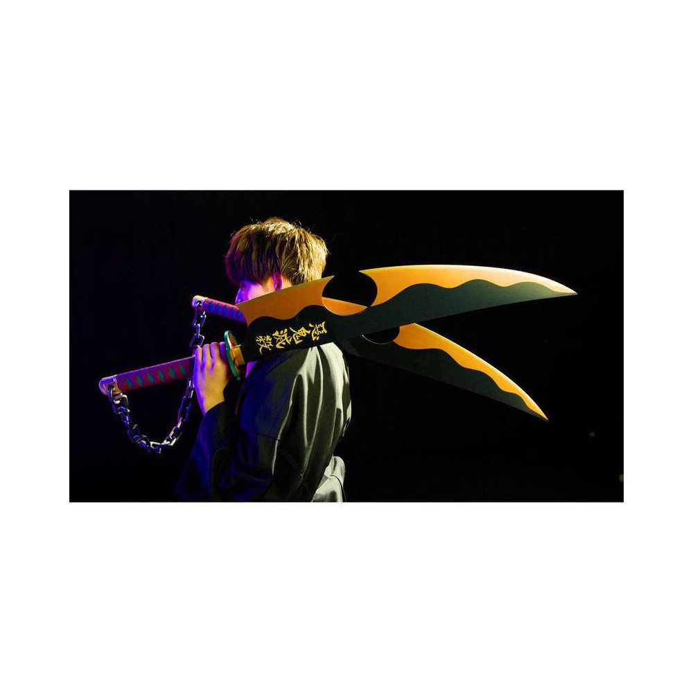 Nichirin Tengen Uzui Demon Slayer Kimetsu No Yaiba Espada de PVC  - 4