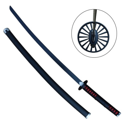 Katana di Demon Slayer brandita da Kamado Tanjirou Replica non ufficiale della lama di bambù - 1