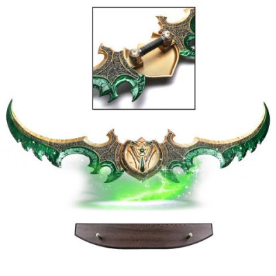 ILLIDAN WORLD OF WARCRAFT WOW AZZINOTH GLAIVE OR WARGLET  - 2