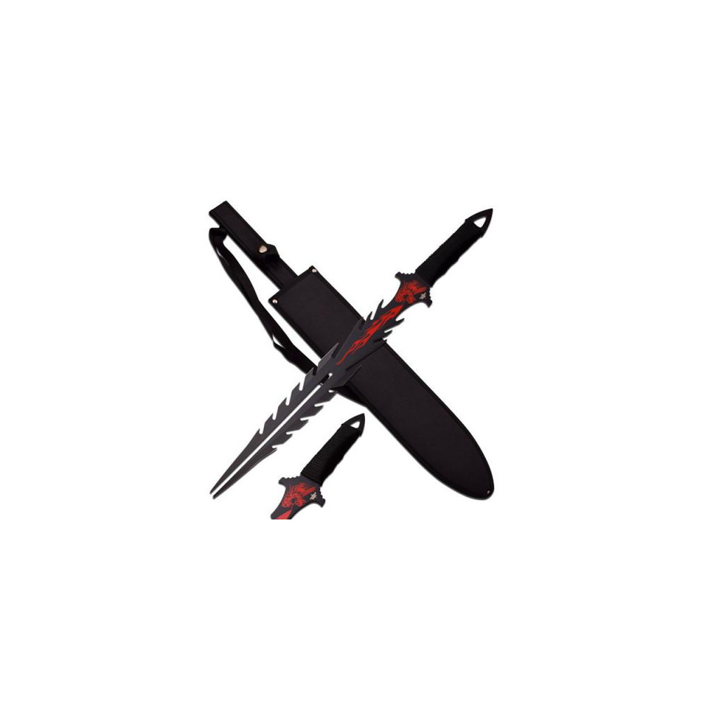 FANTASY SHORT SWORD WITH SCABBARD  - 1