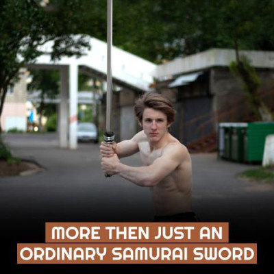 ESPADA BLADE DE LÂMINA DOBRADA COM BAINHA  - 4