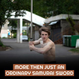 ESPADA BLADE DE LÂMINA DOBRADA COM BAINHA  - 4