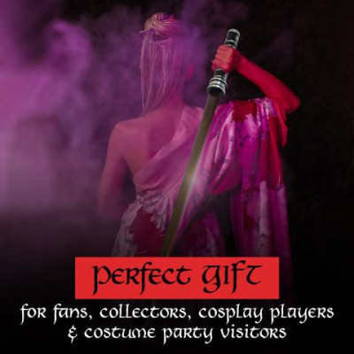 ÉPÉE À LAME PLIÉE AVEC FOURREAU - ÉDITION DAMAS BLOOD FORGÉE À LA MAIN  - 3