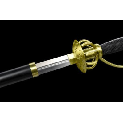 ONE PIECE - ESPADA DE CAVENDISH COM BAINHA - LÂMINA RETA  - 2