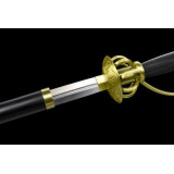 ONE PIECE - ESPADA DE CAVENDISH COM BAINHA - LÂMINA RETA  - 2