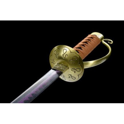 ONE PIECE - GOL D ROGER - ACE SWORD WITH SCABBARD (BROWN HANDLE) - 2