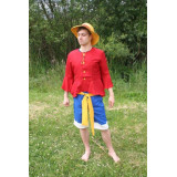COSTUME COSPLAY DI MONKEY D. RUFY DELLA SERIE ONE PIECE - 1