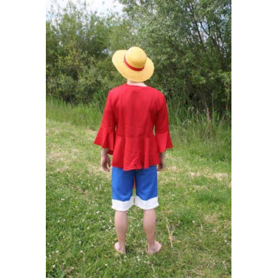 COSTUME COSPLAY DI MONKEY D. RUFY DELLA SERIE ONE PIECE - 3