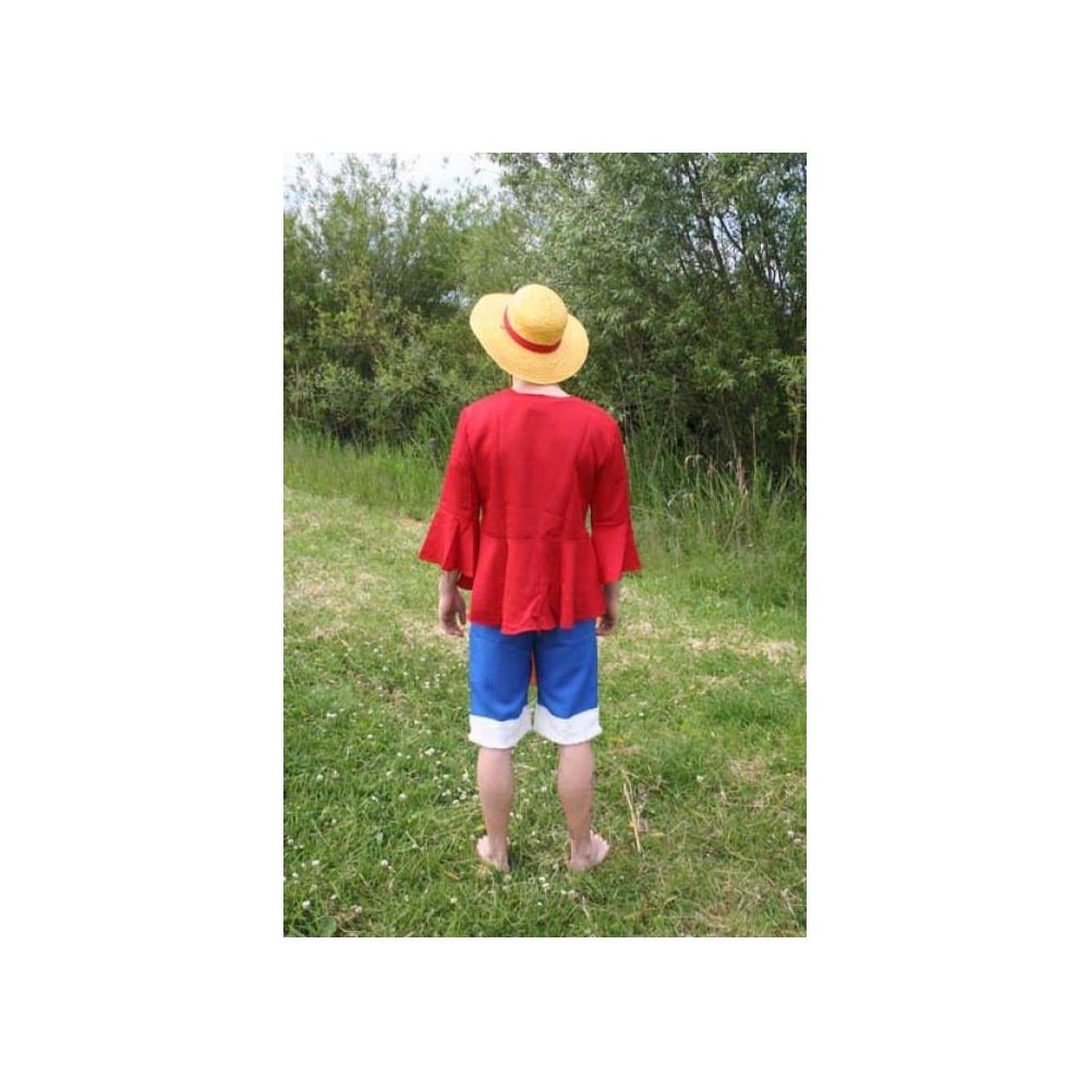 COSTUME COSPLAY DI MONKEY D. RUFY DELLA SERIE ONE PIECE - 3