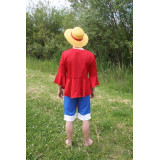 COSTUME COSPLAY DI MONKEY D. RUFY DELLA SERIE ONE PIECE - 3