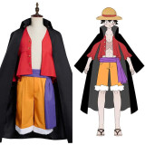 COSTUME COSPLAY DI MONKEY D. RUFY DELLA SERIE ONE PIECE - 4