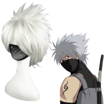 NARUTO WIG - HATAKE KAKASHI - SILVER GRAY - 3