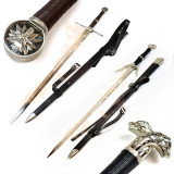 CONJUNTO DE ESPADA THE WITCHER - ESPADA DE PRATA + AÇO (PACOTE DE 41611 E 40659)  - 1