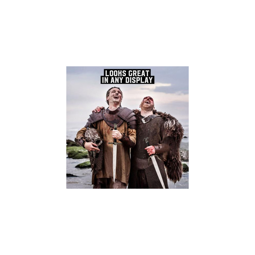 WITCHER - PUGNALE D'ACCIAIO + ARGENTO CON FODERO (41612 E 41613 BUNDLE) - 2