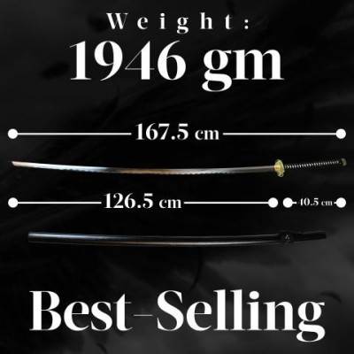 SPADA KATANA FUNZIONALE SEPHIROTH MASAMUNE, FORGIATA A MANO 167 CM - 1