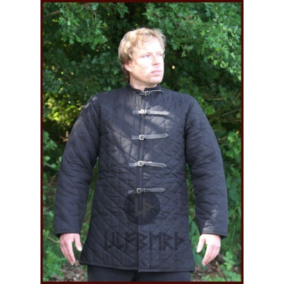 Gambeson com fivelas, cor preta  - 1