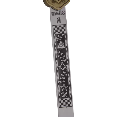 Masonic sword brass and nacre  - 5