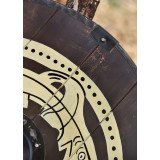 Bouclier viking avec motif de bête passionnant, peint à la main, 61 cm - 3