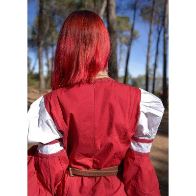 Robe médiévale jeune fille en coton « Isabella »  - 3