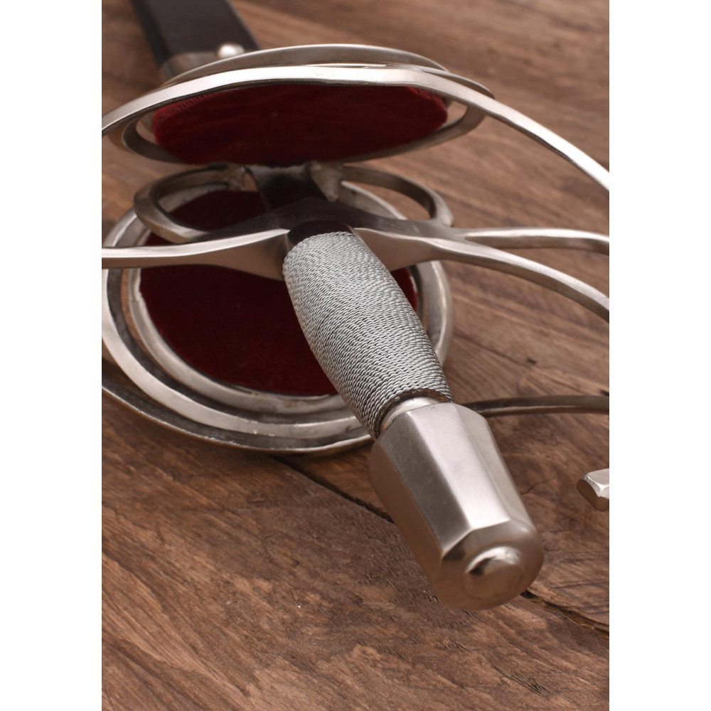 Rapier Pappenheimer com cabo enrolado em arame, 114 cm  - 4