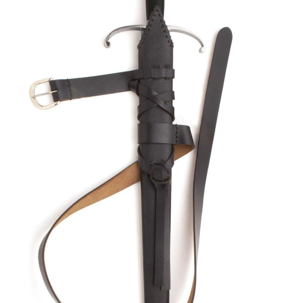 Henry V sword with leather scabbard - 8