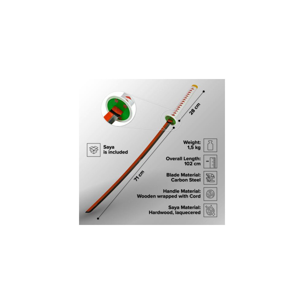 ESPADA DE TSUYURI KANAWO , DEMON SLAYER, KIMETSU NO YAIBA  - 2