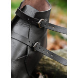 Bota de tornozelo com fivelas, marrom escuro  - 4