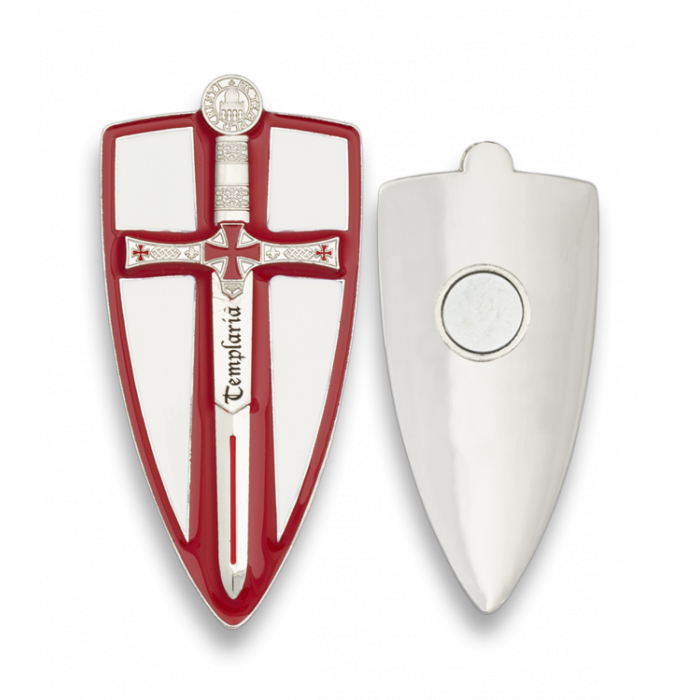 Ímã de escudo templário  - 1