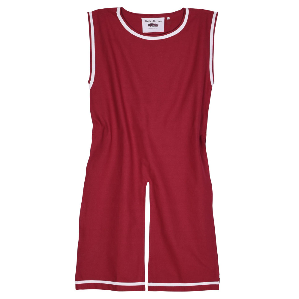 Tabardo / Eckhart Abrigo Medieval, rojo/color natural - 1