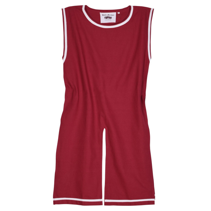 Tabardo / Eckhart Abrigo Medieval, rojo/color natural - 1