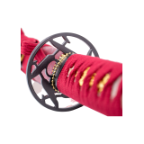 Katana funzionale con lama in acciaio damasco rosso 104 cm - 3