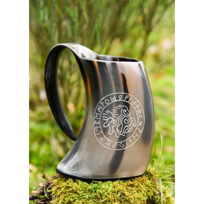 Beer mug with horn - Sleipnir - 2