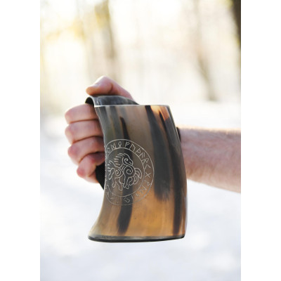 Beer mug with horn - Sleipnir - 6