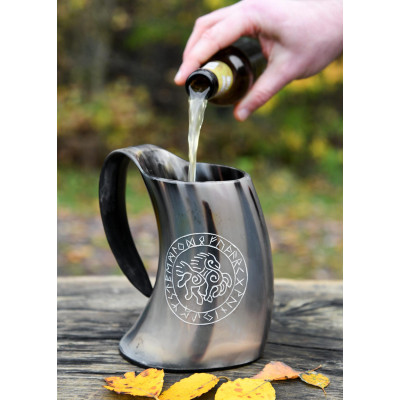 Beer mug with horn - Sleipnir - 8